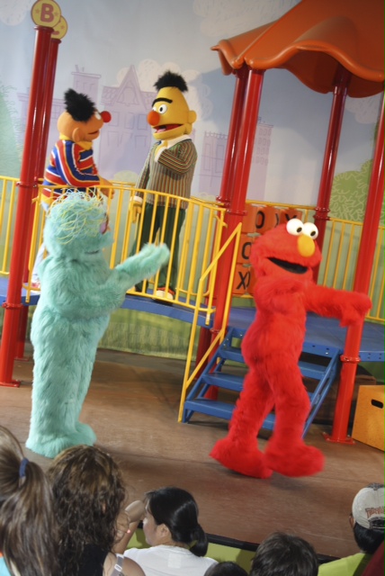 Elmo & Friends on stage