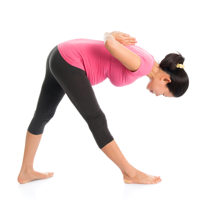 Prenatal Yoga Poses, Parshvottanasana