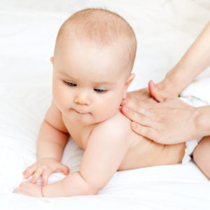 infant back massage